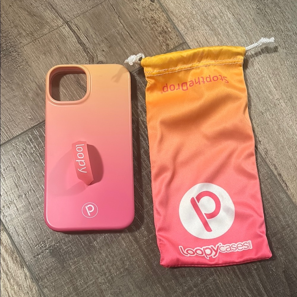 Loopy Case Pink and Orange Phone Case